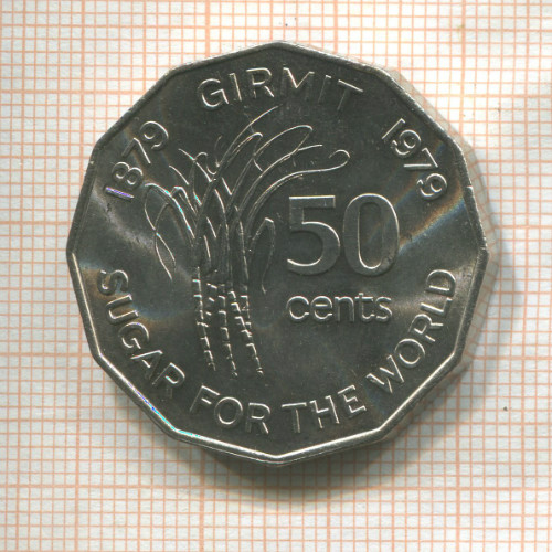 50 центов. Фиджи. F.A.O. 1979г