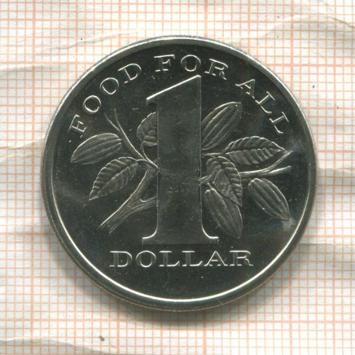 1 доллар. Тринидад и Тобаго. F.A.O. 1969г