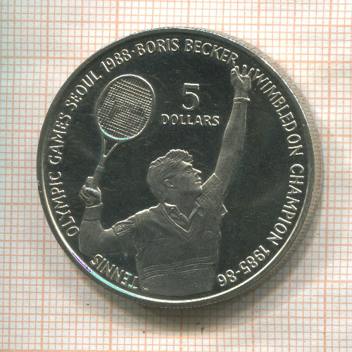 5 долларов. Ниуэ 1987г