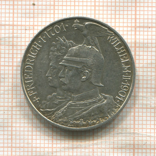 2 марки. Пруссия 1901г