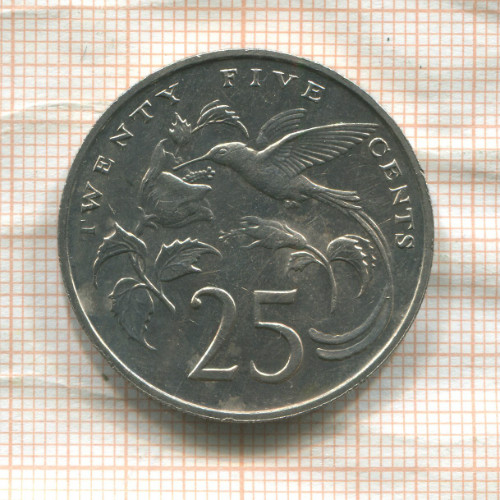 25 центов. Ямайка 1982г