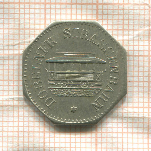 Трамвайный жетон. Добеле. Латвия