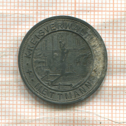 Нотгельд 50 пфеннигов. Германия. Меттман