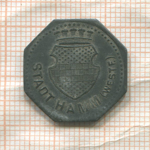 Нотгельд 10 пфеннигов. Германия. Хамм