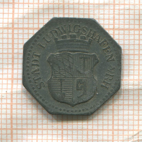 Нотгельд. 5 пфеннигов. Германия. Людвигсхафен