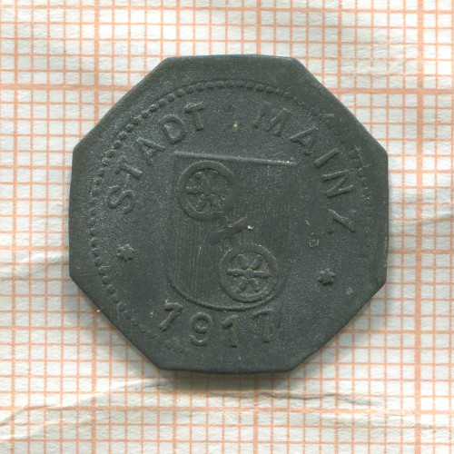 Нотгельд. 5 пфеннигов. Германия. Майнц