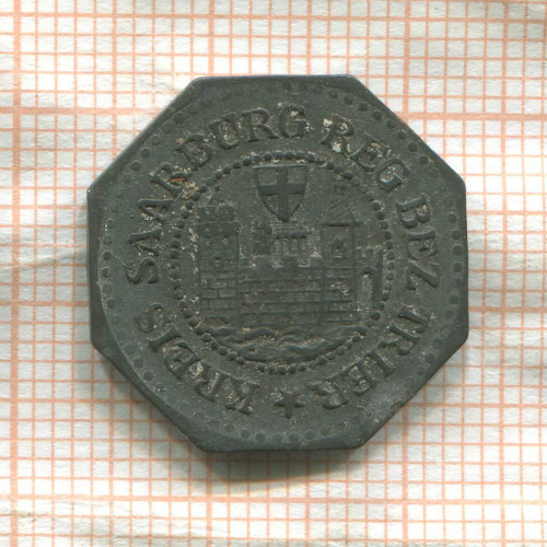 Нотгельд. 5 пфеннигов. Германия. Саарбург