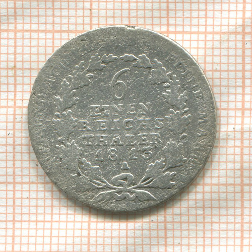 1/6 талера. Пруссия 1813г