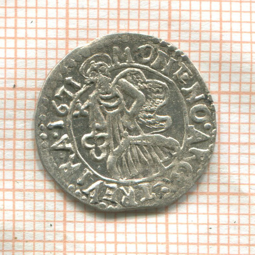 1 петерменгер (1 альбус). Трир 1671г