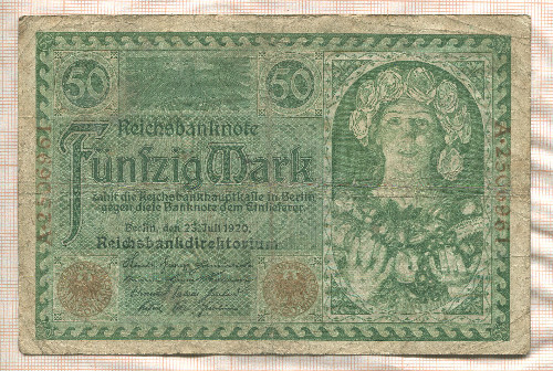 50 марок. Германия 1920г