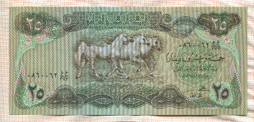 25 динаров. Ирак