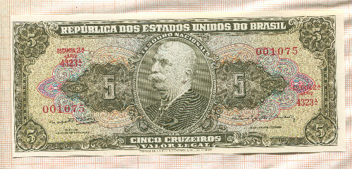 5 крузейро. Бразилия