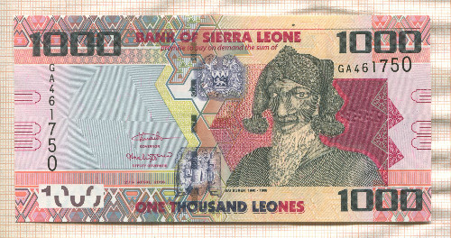 1000 леоне. Сьерра-Леоне 2016г