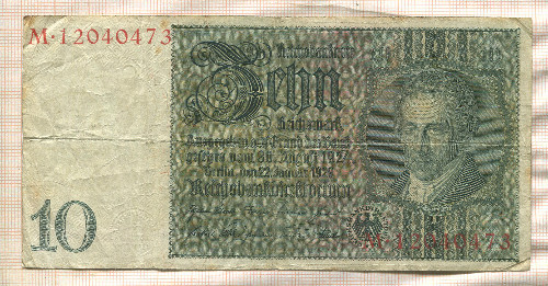 10 марок. Германия 1929г