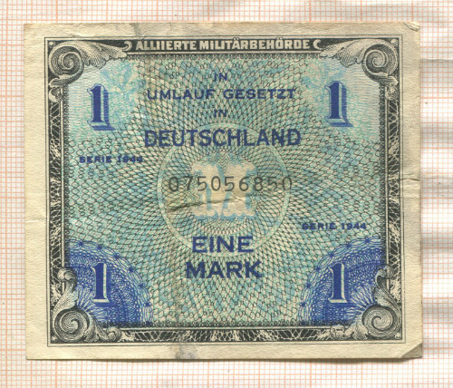1 марка. Германия 1944г