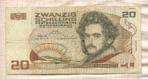 20 шиллингов. Австрия 1986г