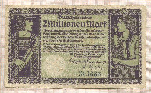 2000000 марок. Германия 1923г