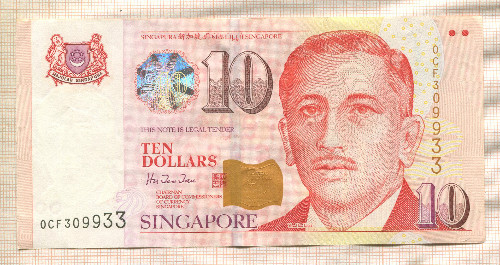 10 долларов. Сингапур