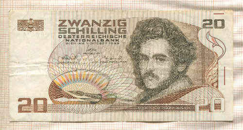 20 шиллингов. Австрия 1986г