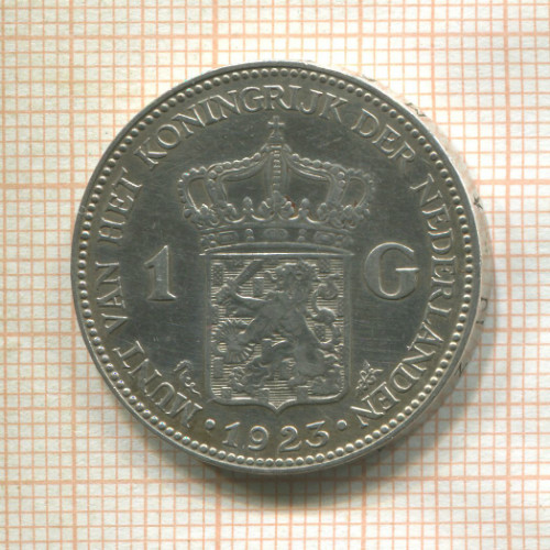 1 гульден. Нидерланды 1923г