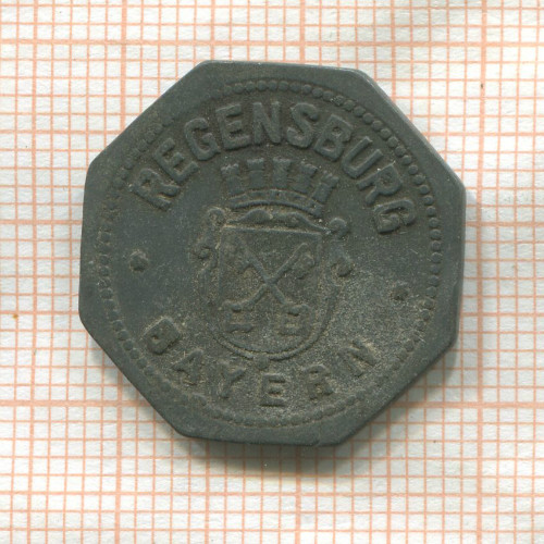 Нотгельд. 10 пфеннигов. Германия. Регенсбург