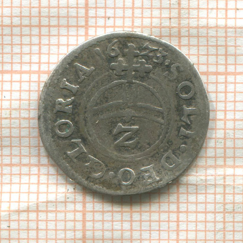 2 крейцера. Бавария (деформация) 1623г