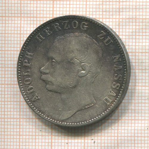 1 талер. Нассау 1863г