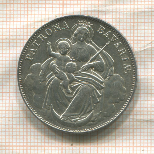 1 талер. Бавария 1865г