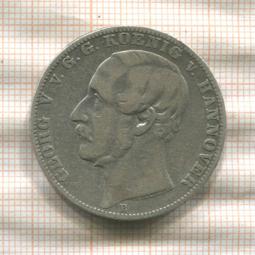 1 талер. Ганновер 1860г