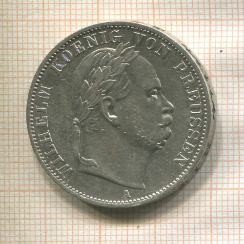 1 талер. Пруссия 1866г