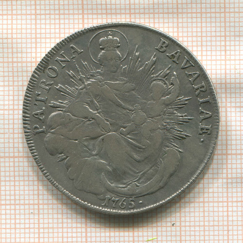 1 талер. Бавария 1765г