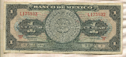 1 песо. Мексика 1959г