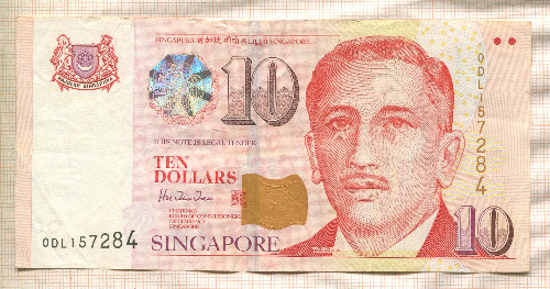10 долларов. Сингапур