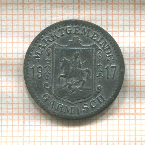 Нотгельд 5 пфеннигов. Германия. Гармиш-Партенкирхен