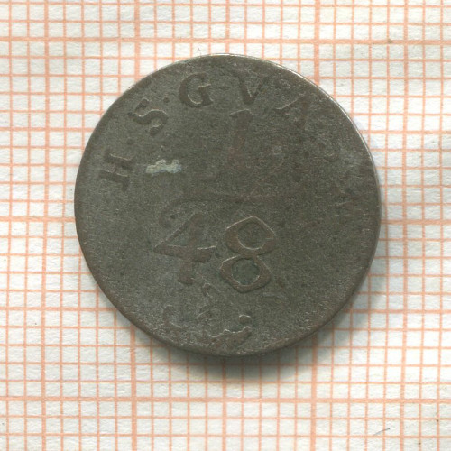 1/48 талера. Саксен-Гота-Альтенбург 1770г