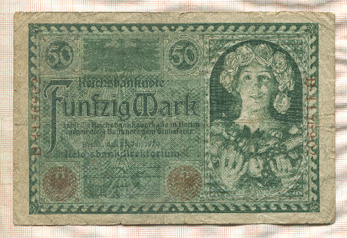 50 марок. Германия 1920г