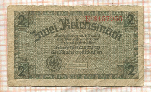 2 марки. Германия 1940г