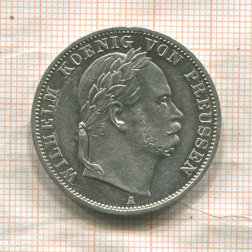 1 талер. Пруссия 1866г