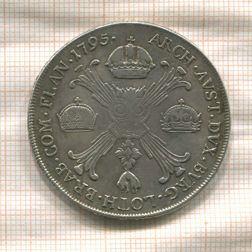 1 талер. Австрийские Нидерланды 1795г
