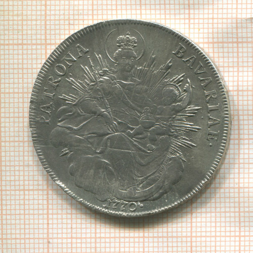 1 талер. Бавария 1770г