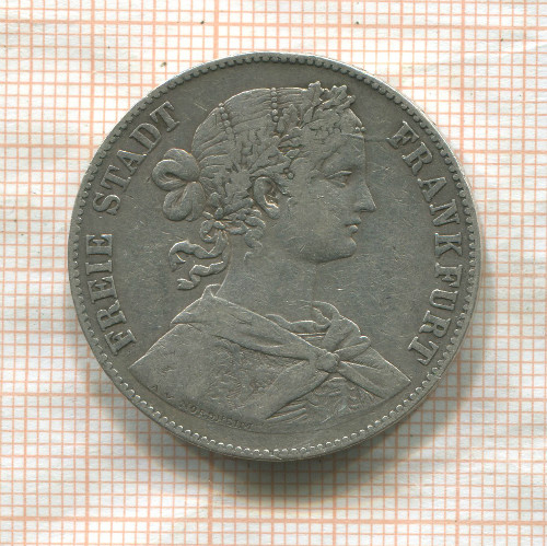 1 талер. Франкфурт 1860г