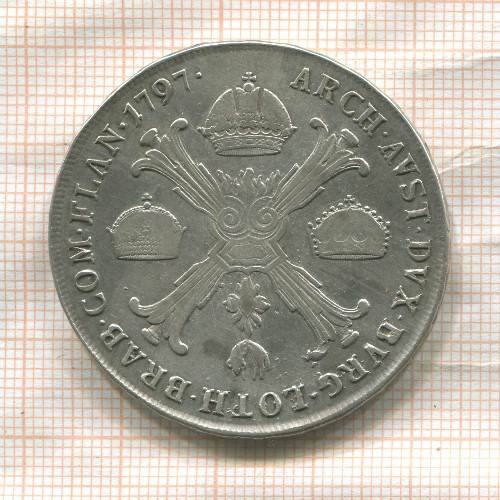 1 талер. Австрийские Нидерланды 1797г