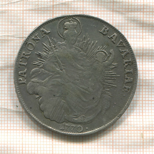 1 талер. Бавария 1770г