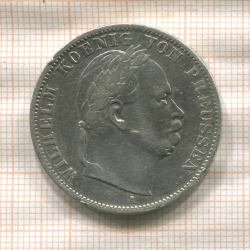 1 талер. Пруссия 1866г