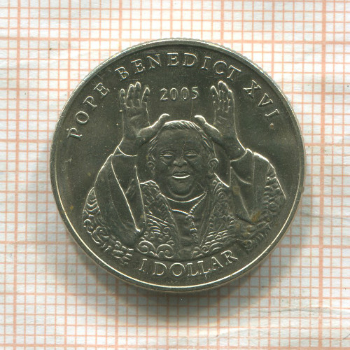 1 доллар. Либерия 2005г