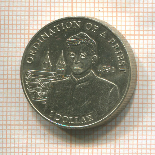 1 доллар. Либерия 2005г