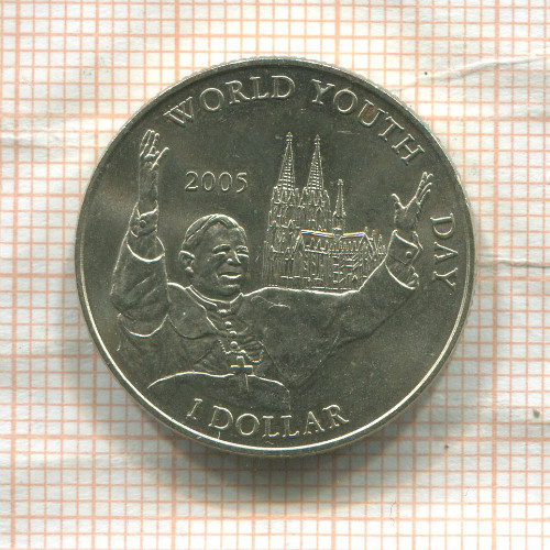 1 доллар. Либерия 2005г