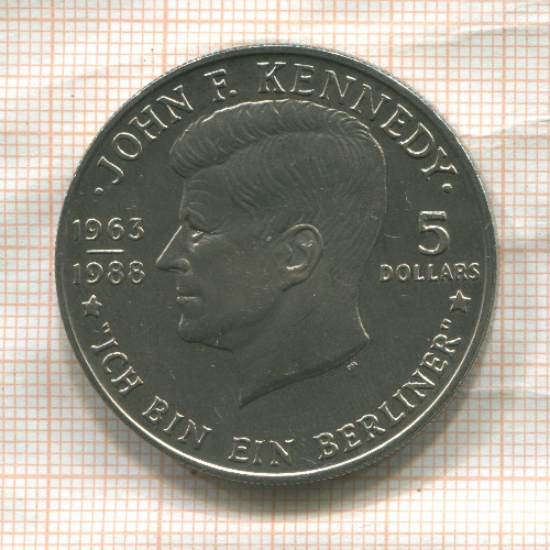 5 долларов. Ниуэ 1988г