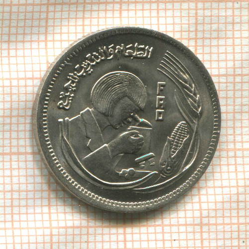 5 пиастров. Египет. F.A.O. 1978г