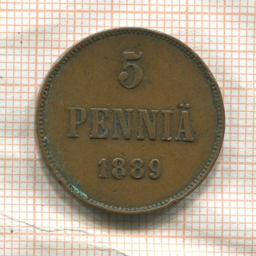 5 пенни 1889г